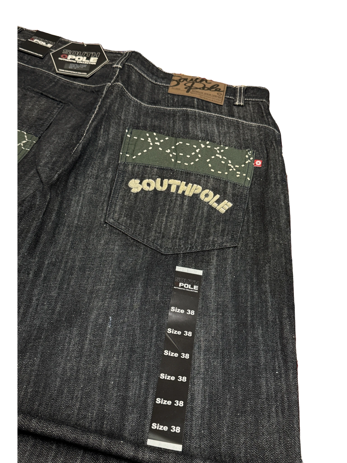 [V0654] Vintage y2k Southpole marineblaue baggy jeans (NWT)