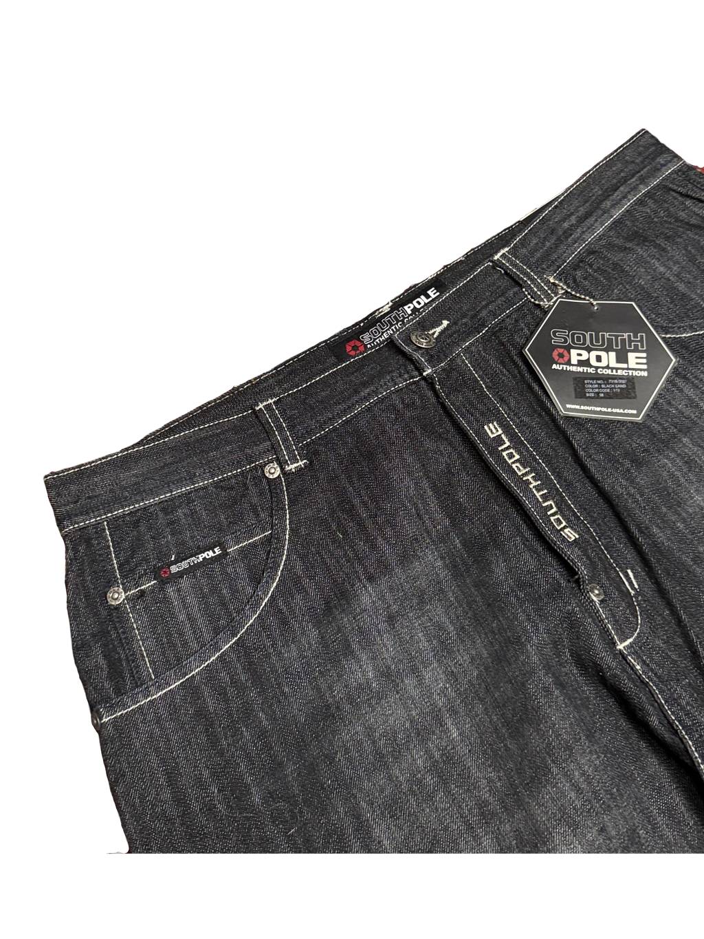 [V0654] Vintage y2k Southpole marineblaue baggy jeans (NWT)