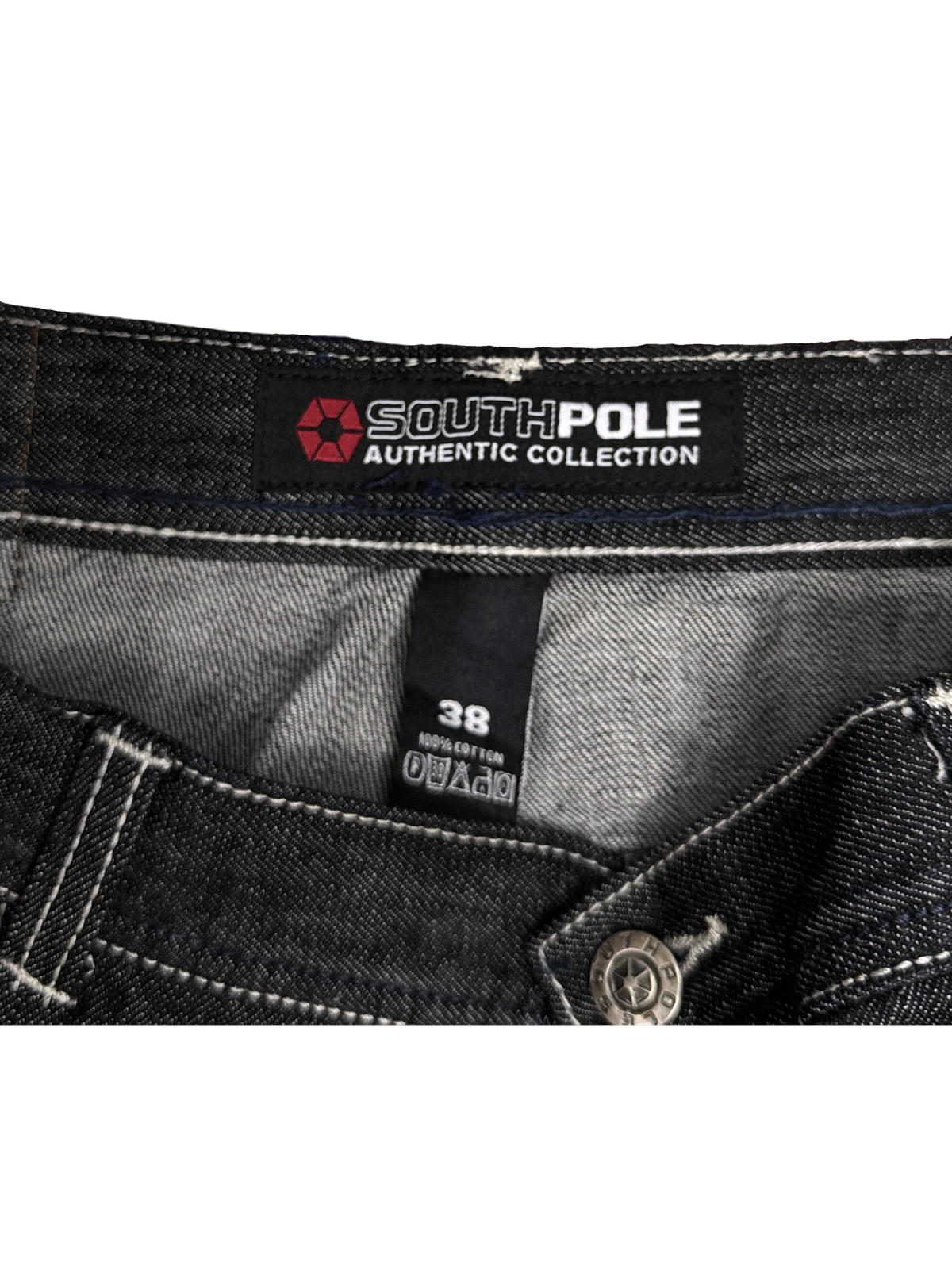 [V0654] Vintage y2k Southpole marineblaue baggy jeans (NWT)