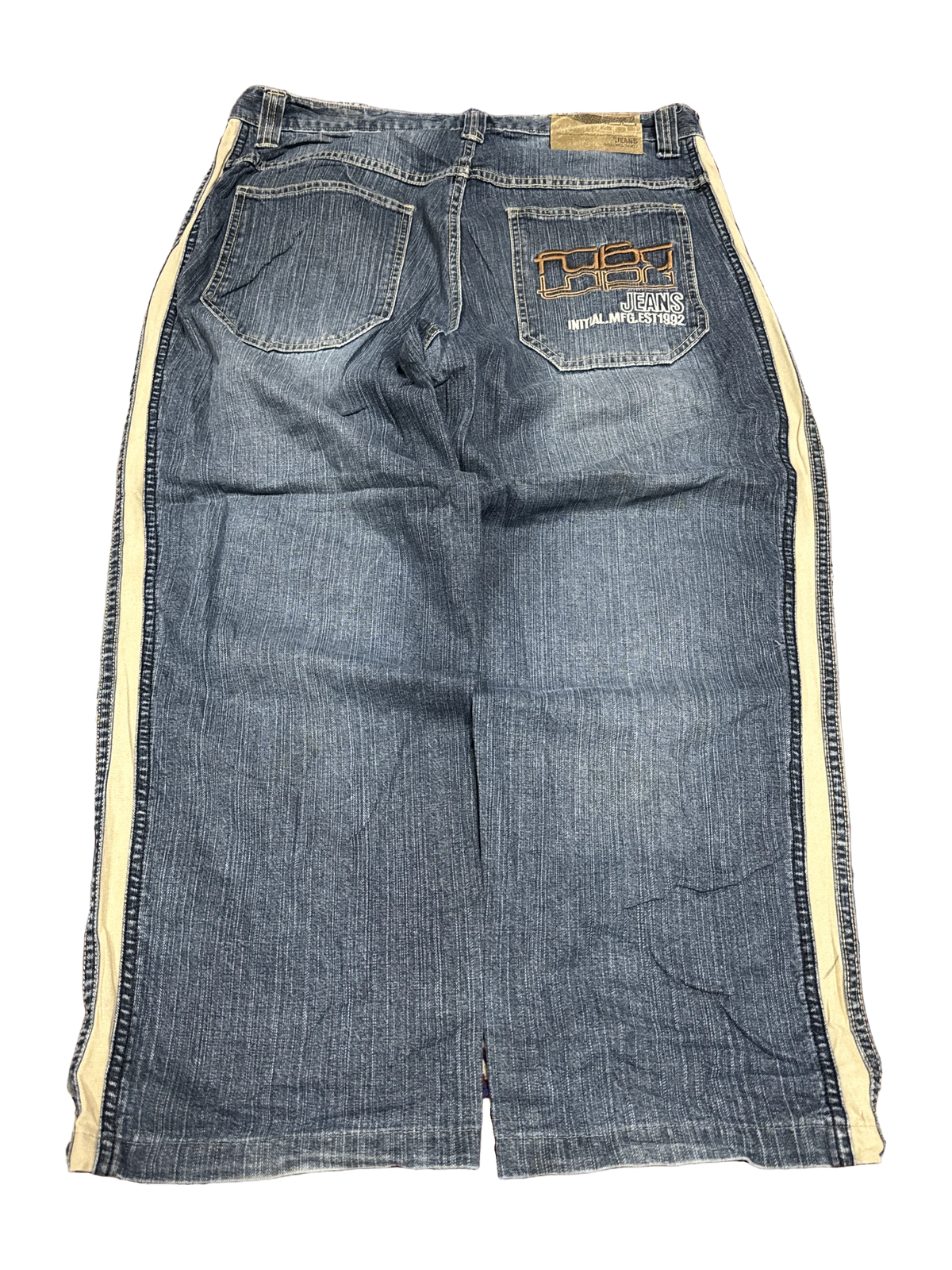 [V0681] Vintage y2k Fubu bleu baggy jeans