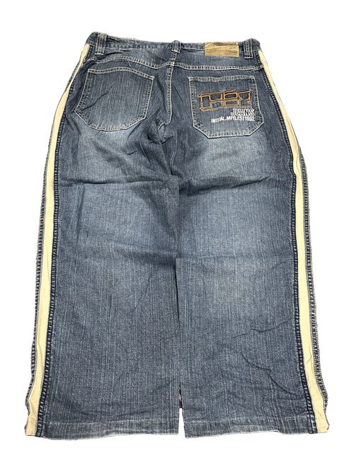 [V0681] Vintage y2k Fubu blue baggy jeans