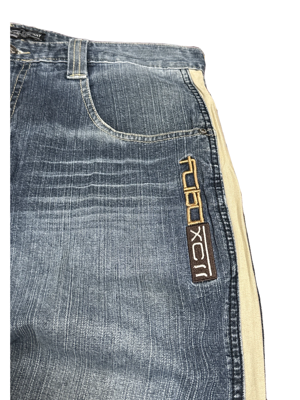 [V0681] Vintage y2k Fubu bleu baggy jeans