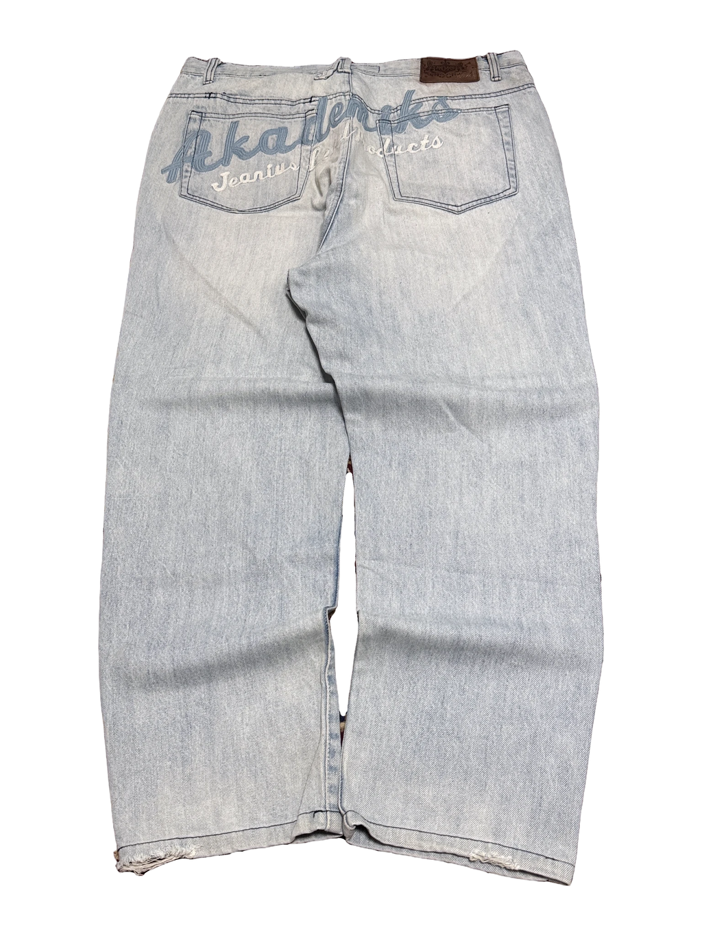 [V0714] Vintage y2k Akademiks bleu baggy jeans