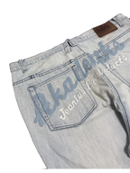[V0714] Vintage y2k Akademiks bleu baggy jeans
