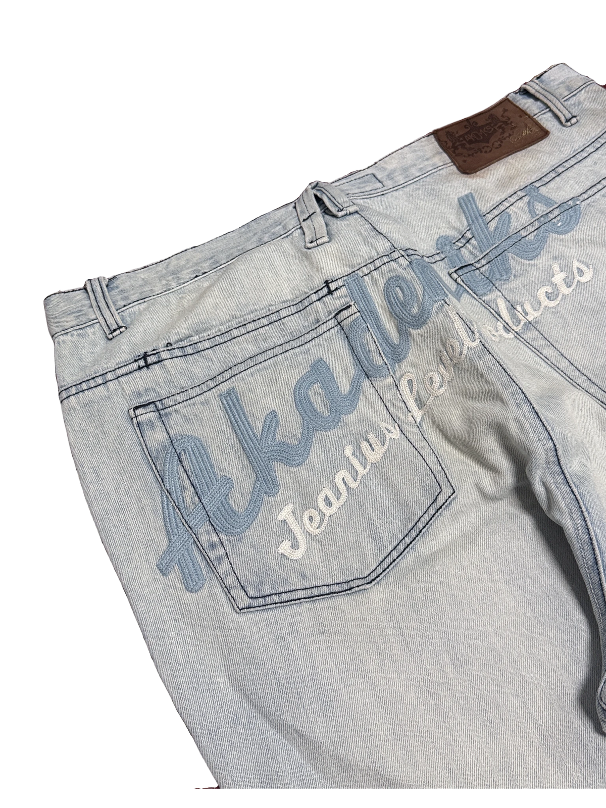 [V0714] Vintage y2k Akademiks bleu baggy jeans