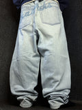 [V0714] Vintage y2k Akademiks bleu baggy jeans