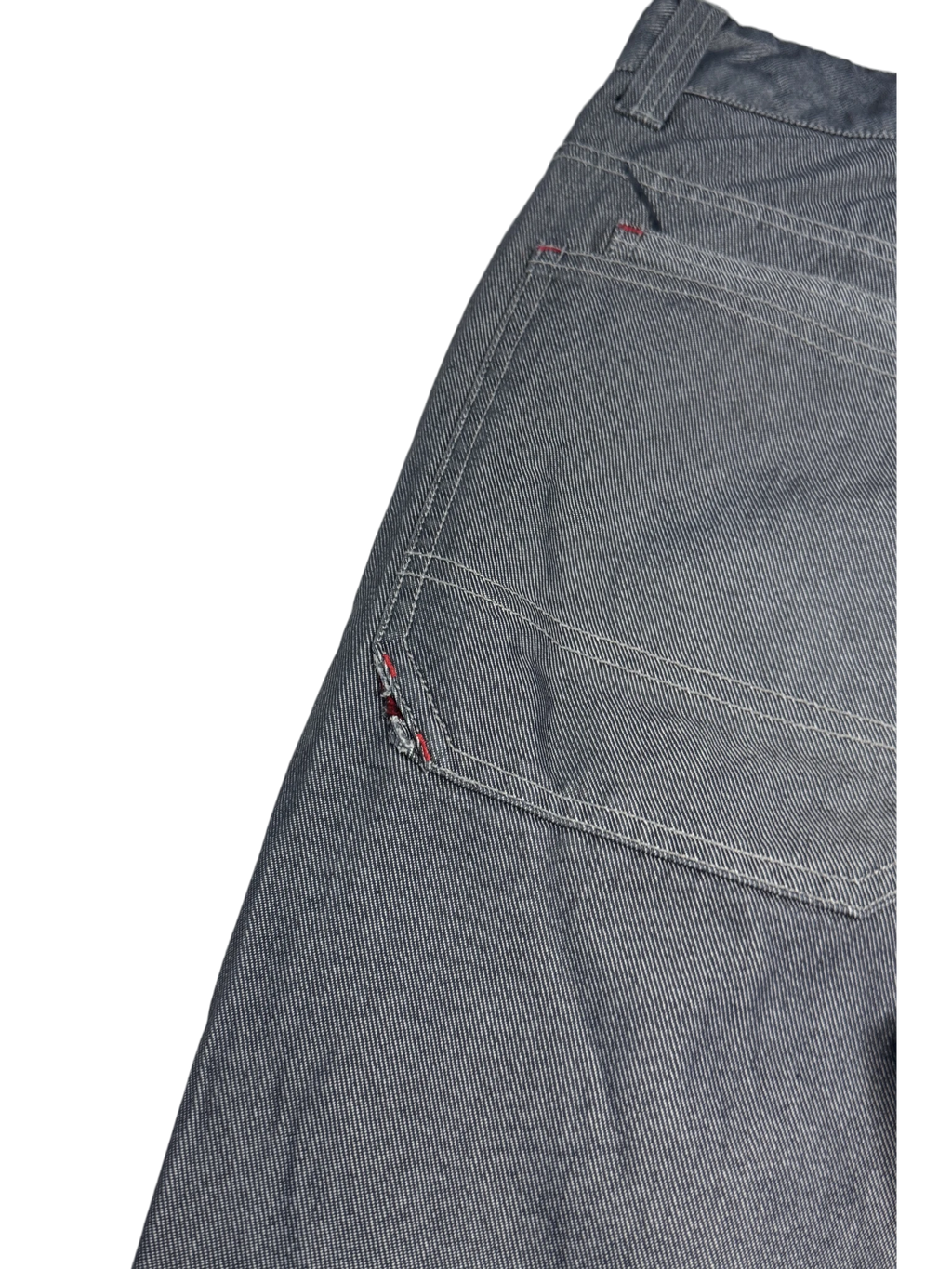 [V0741] Vintage y2k Sport Replay silberne baggy jeans
