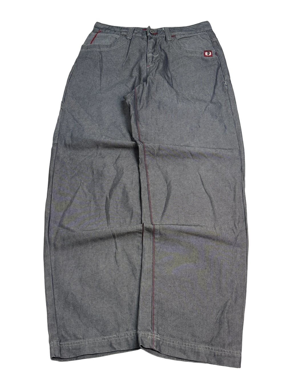 [V0741] Vintage y2k Sport Replay silberne baggy jeans