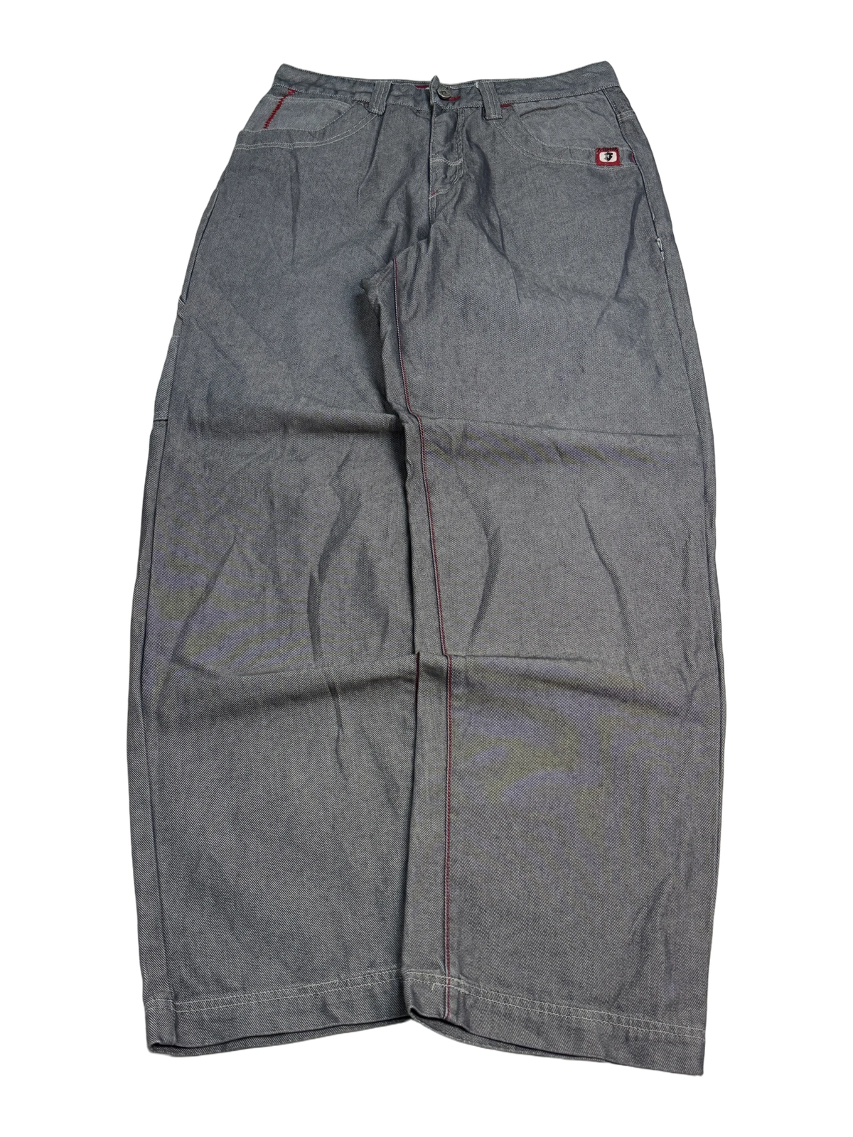 [V0741] Vintage y2k Sport Replay silberne baggy jeans