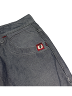 [V0741] Vintage y2k Sport Replay silberne baggy jeans