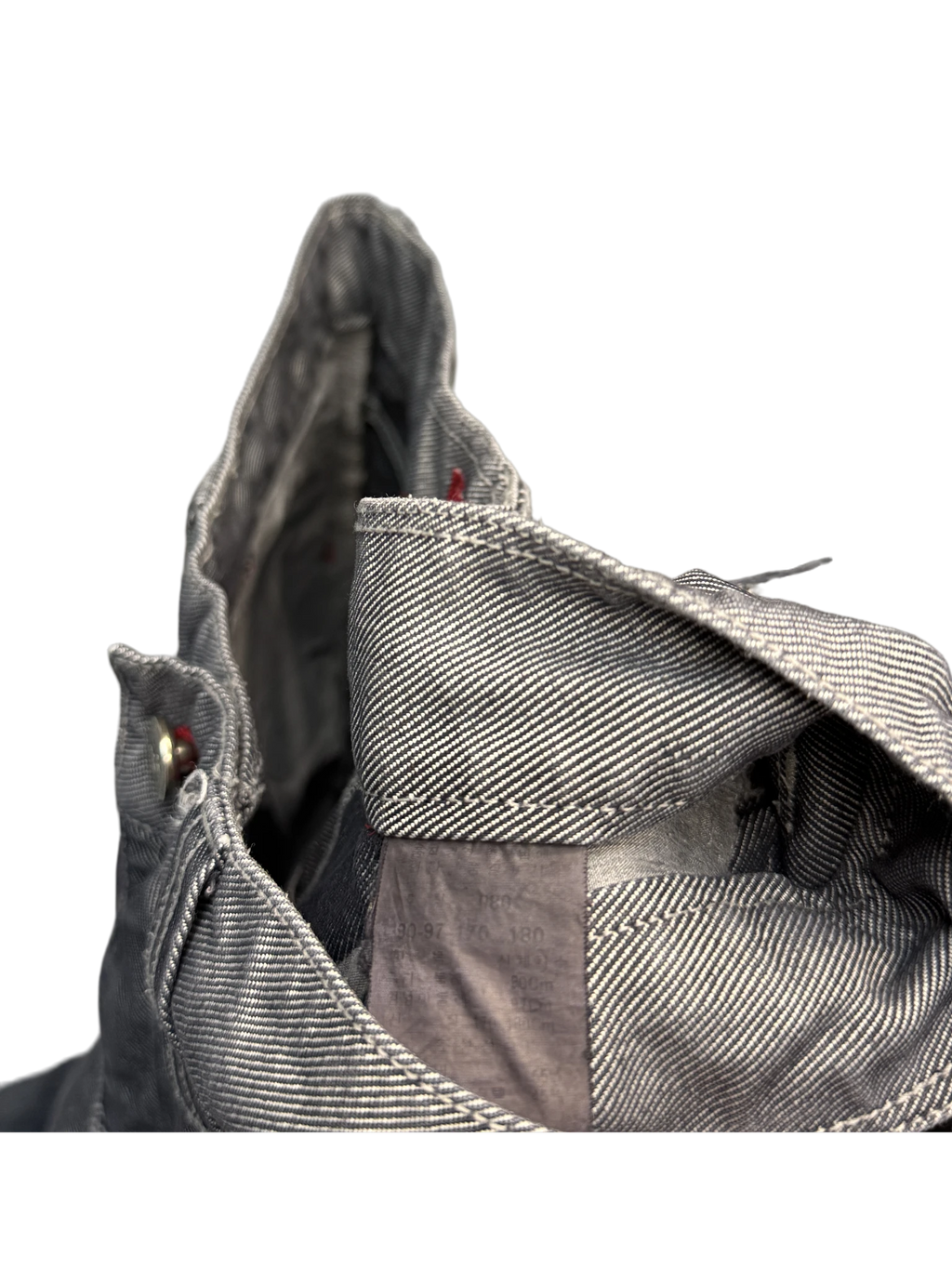 [V0741] Vintage y2k Sport Replay silberne baggy jeans