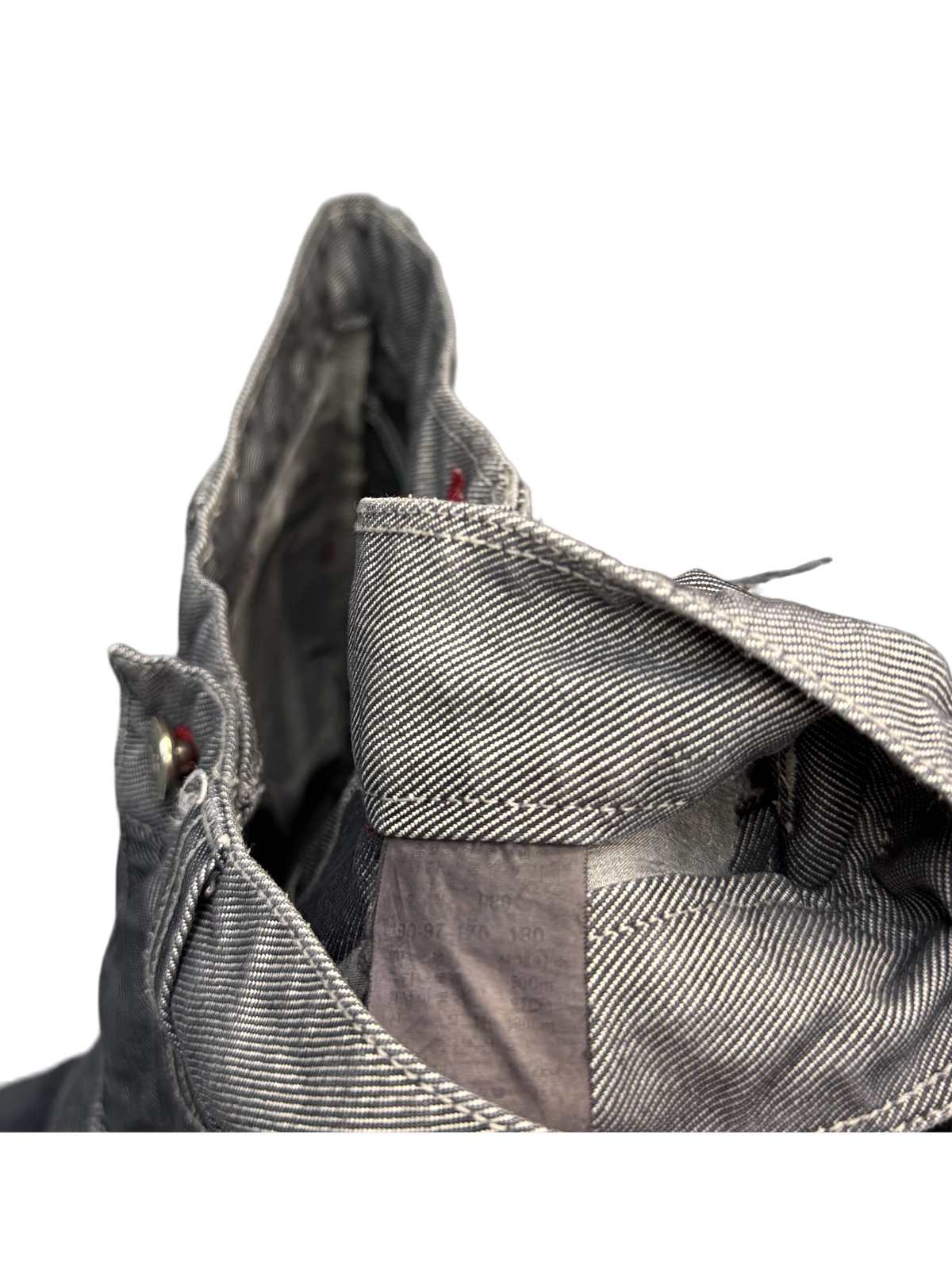 [V0741] Vintage y2k Sport Replay silberne baggy jeans