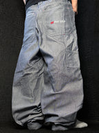 [V0741] Vintage y2k Sport Replay silberne baggy jeans