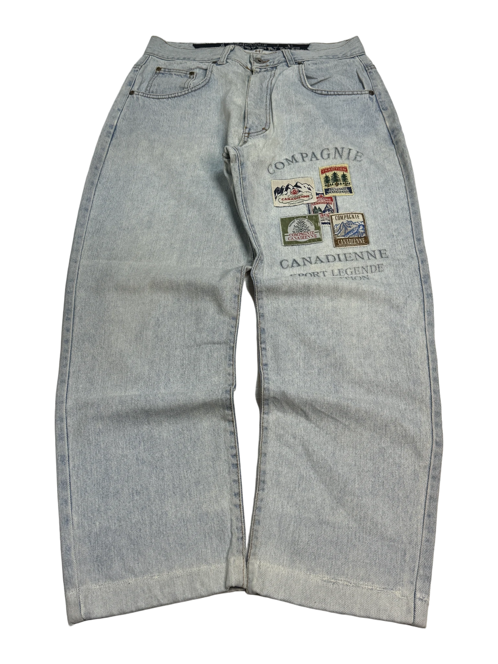 [V0780] Vintage y2k Cana Dienne blaue straight jeans
