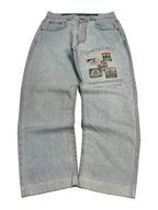 [V0780] Vintage y2k Cana Dienne blaue straight jeans
