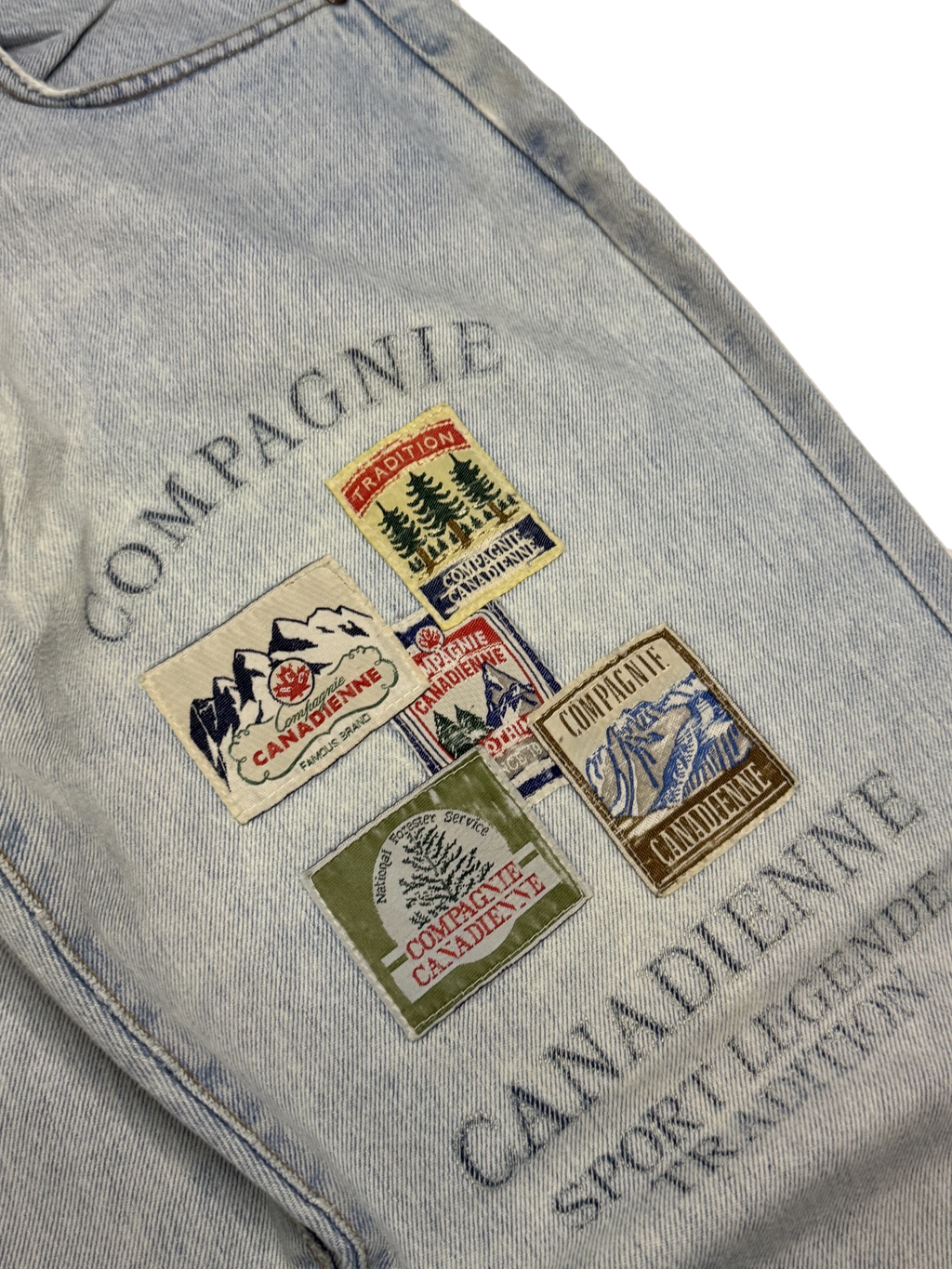 [V0780] Vintage y2k Cana Dienne blaue straight jeans