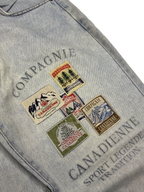 [V0780] Vintage y2k Cana Dienne blaue straight jeans