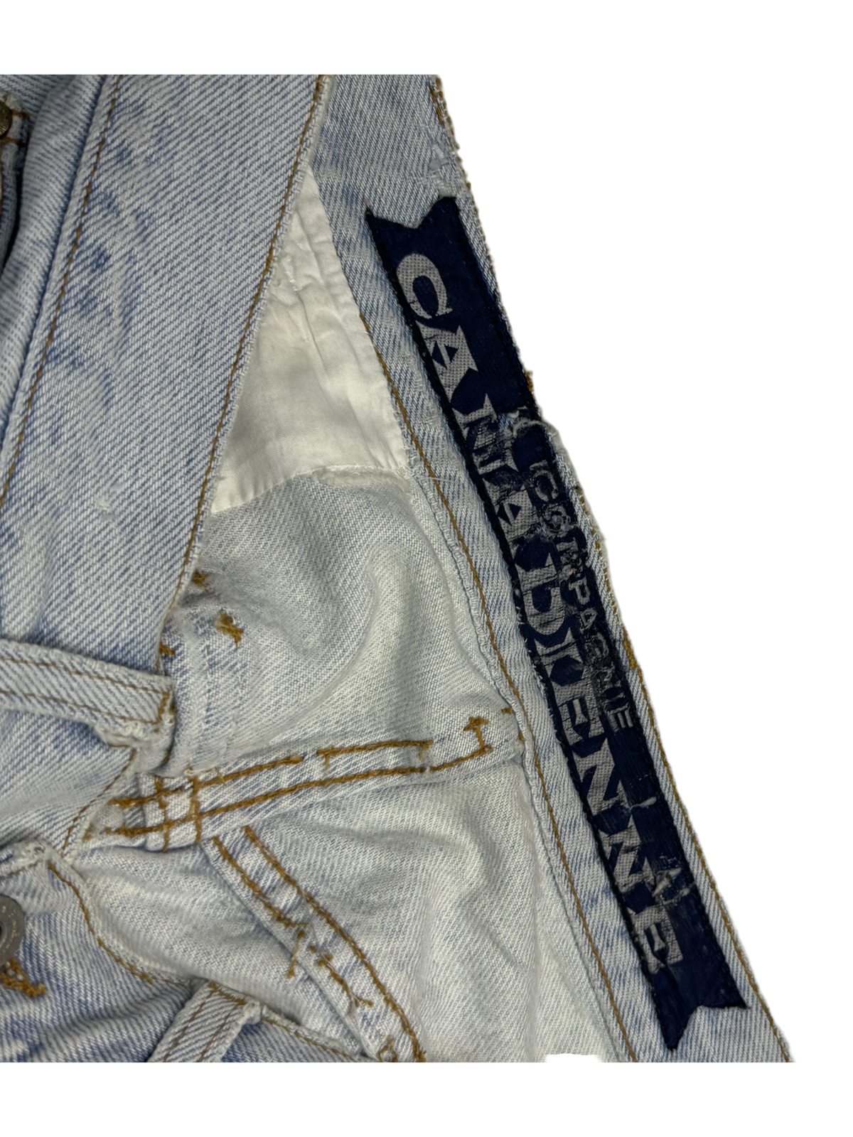 [V0780] Vintage y2k Cana Dienne blaue straight jeans