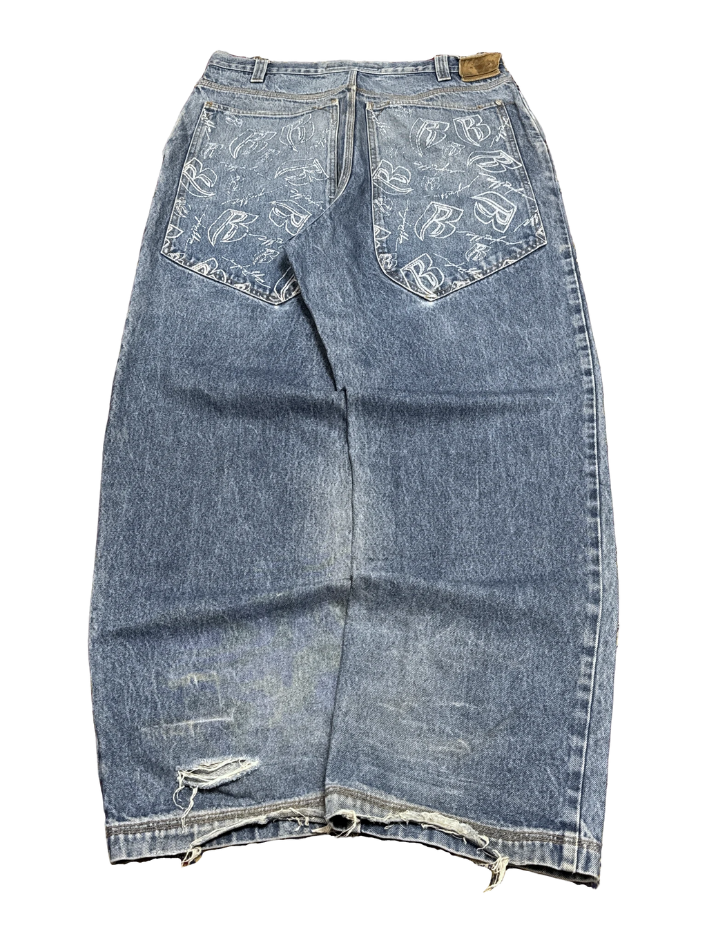 [V0797] Vintage y2k Ruff Ryders blaue baggy jeans