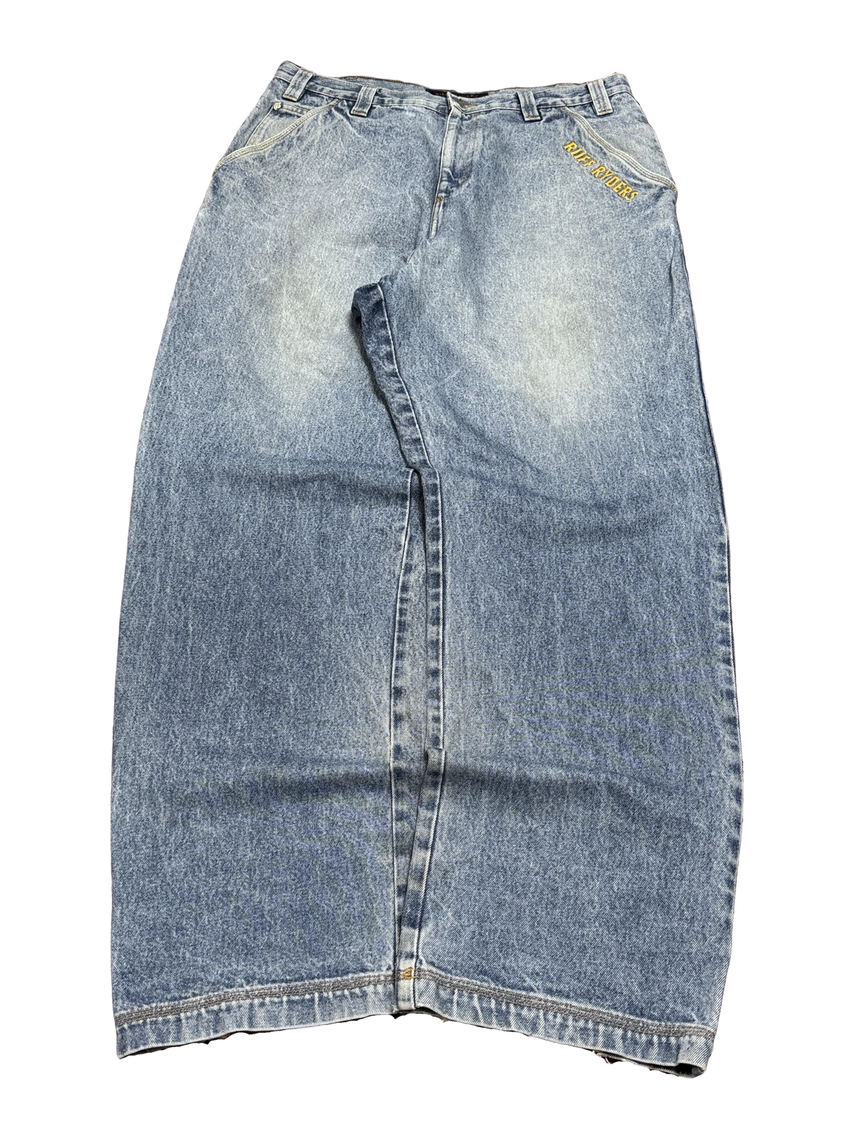 [V0797] Vintage y2k Ruff Ryders blaue baggy jeans