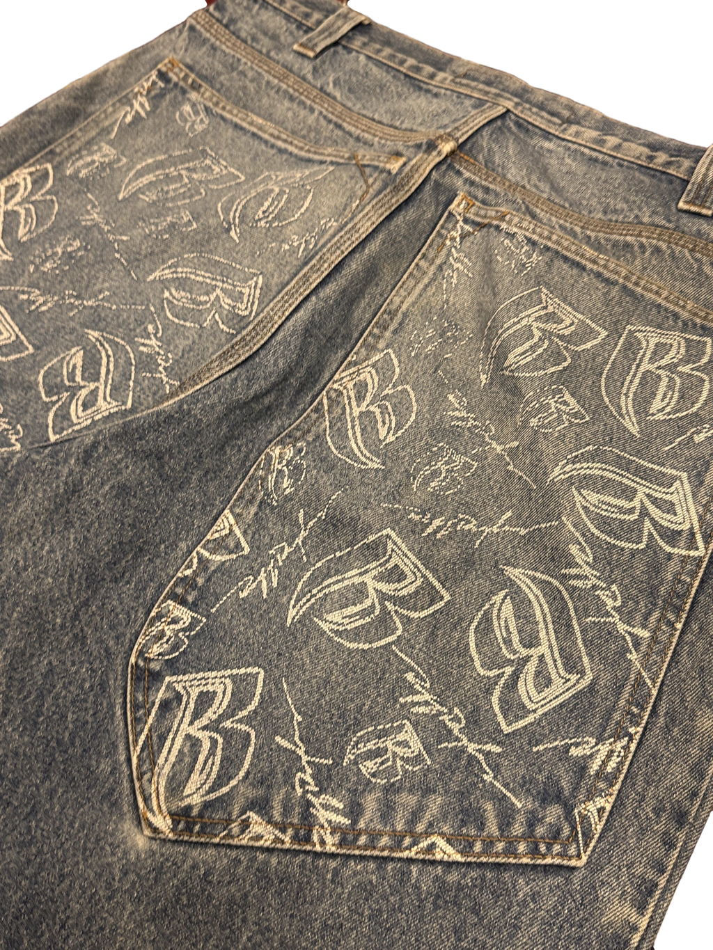 [V0797] Vintage y2k Ruff Ryders blaue baggy jeans