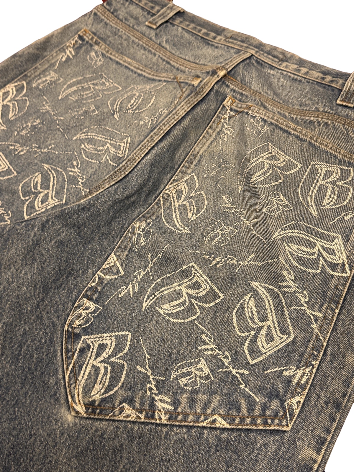 [V0797] Vintage y2k Ruff Ryders blaue baggy jeans