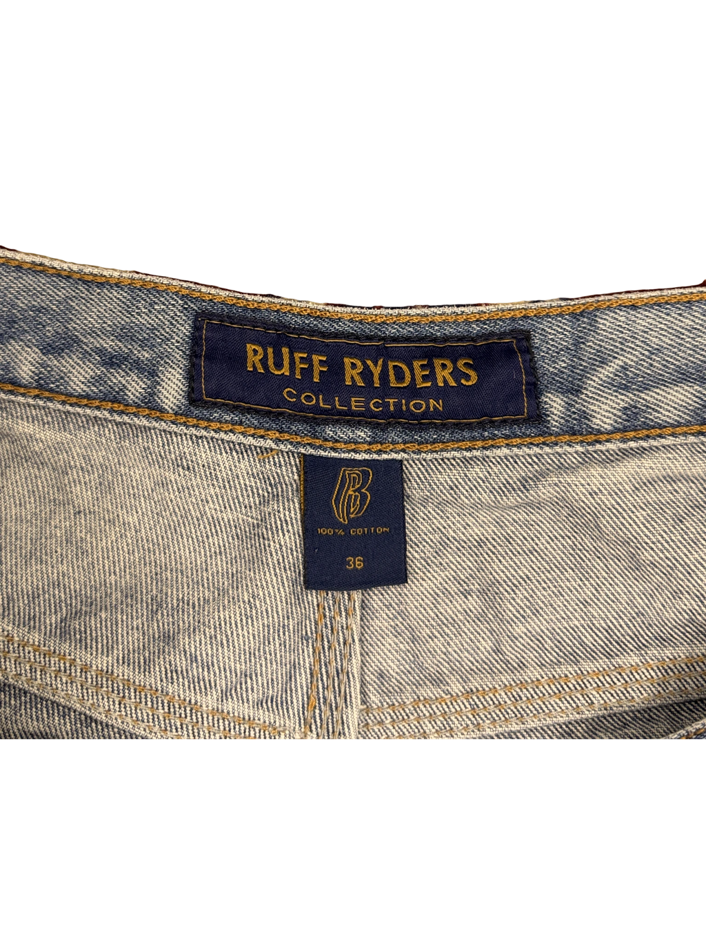 [V0797] Vintage y2k Ruff Ryders blaue baggy jeans