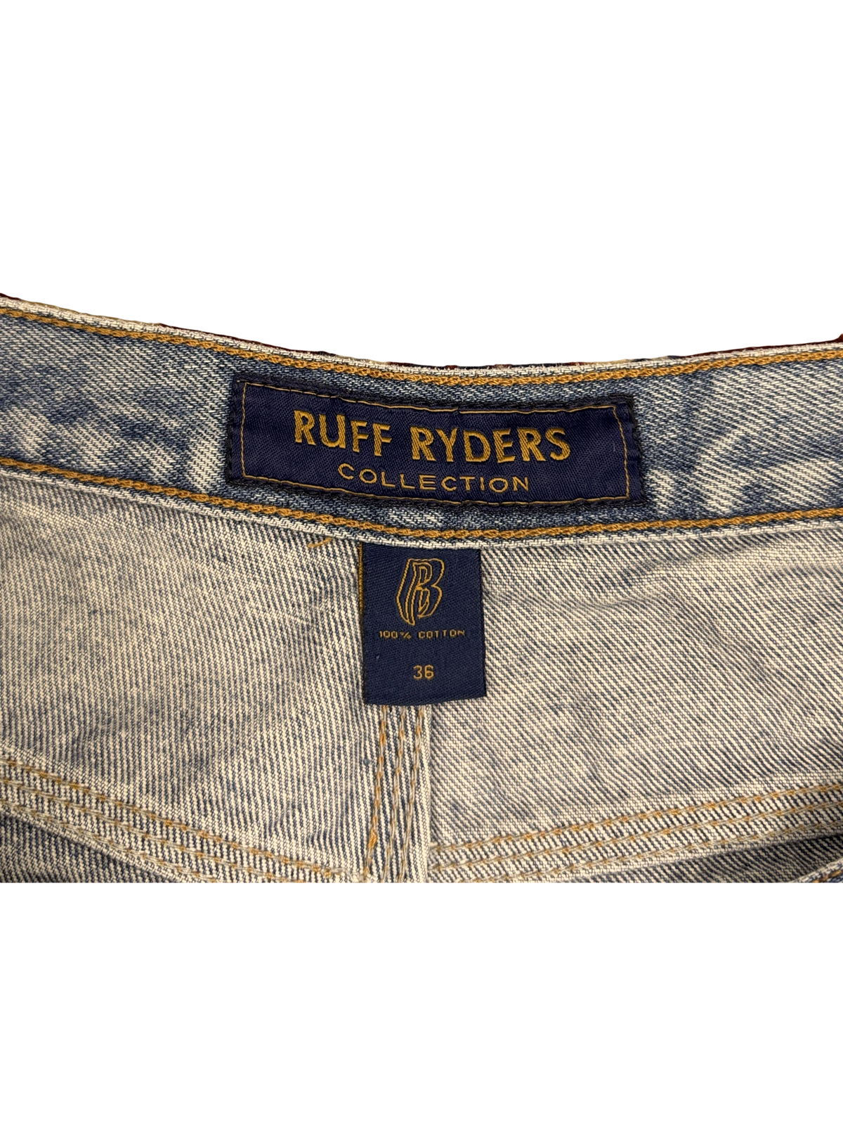 [V0797] Vintage y2k Ruff Ryders blaue baggy jeans