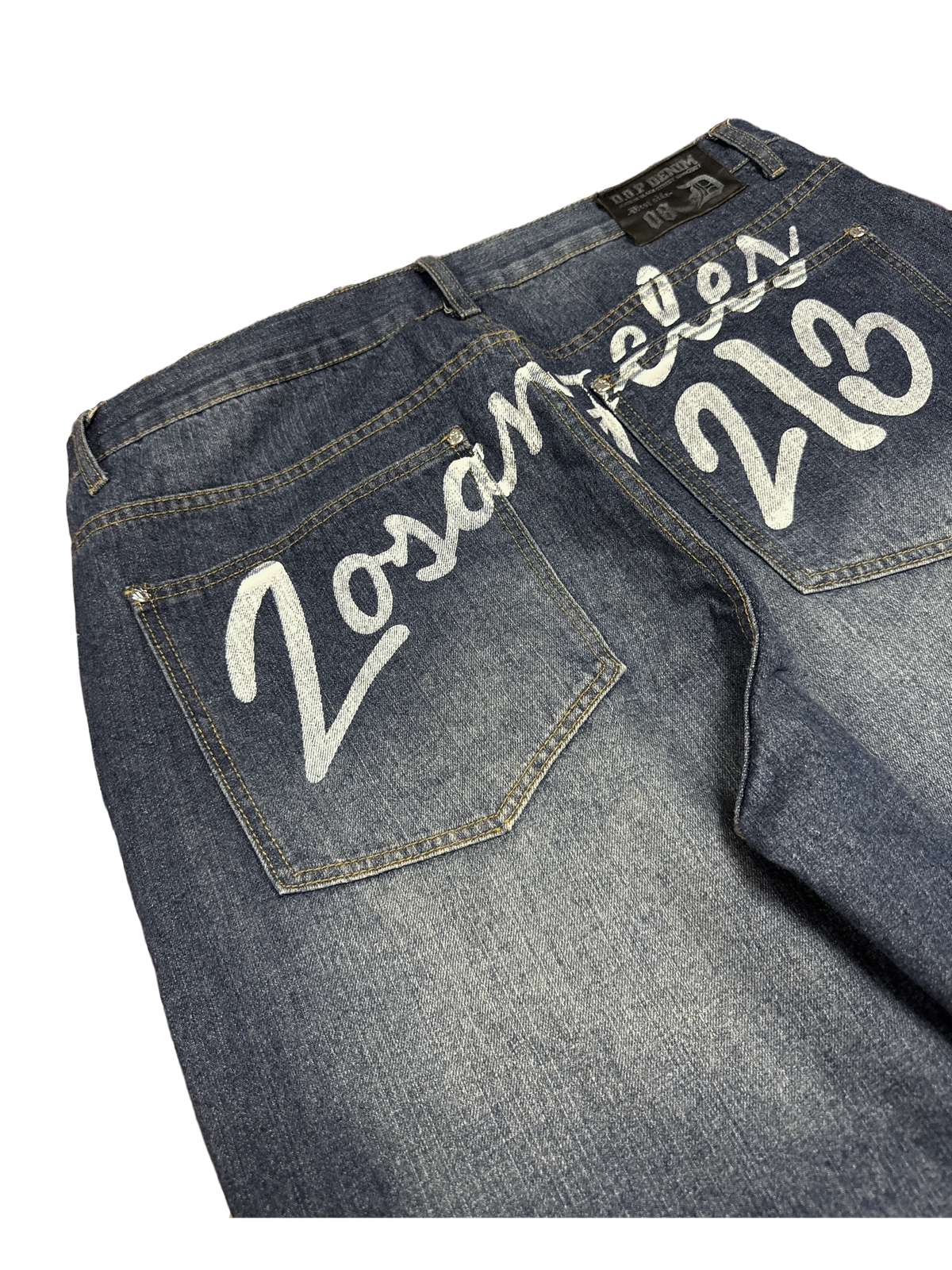 [V0917] Vintage y2k / 2000s Down of Proof blaue baggy jeans