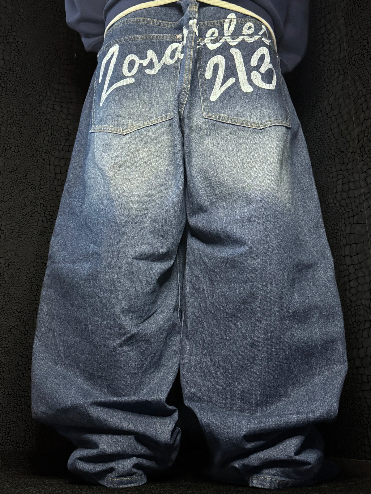 [V0917] Vintage y2k / 2000s Down of Proof blaue baggy jeans