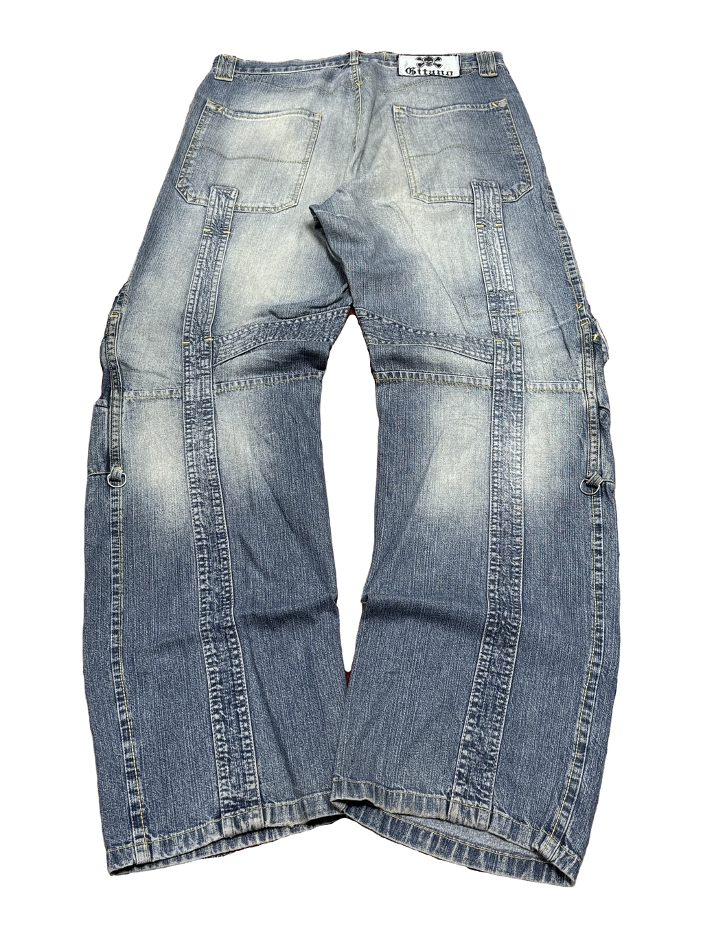 [V0993] Vintage y2k Gitano blaue straight jeans