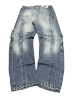 [V0993] Vintage y2k Gitano blaue straight jeans
