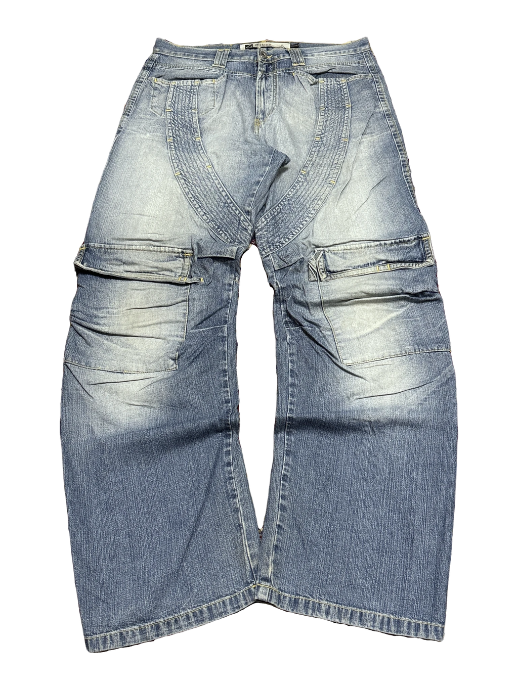 [V0993] Vintage y2k Gitano blaue straight jeans