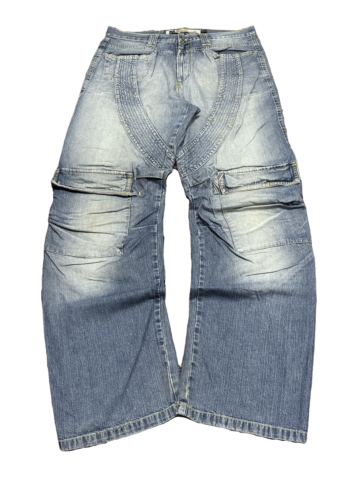 [V0993] Vintage y2k Gitano blaue straight jeans