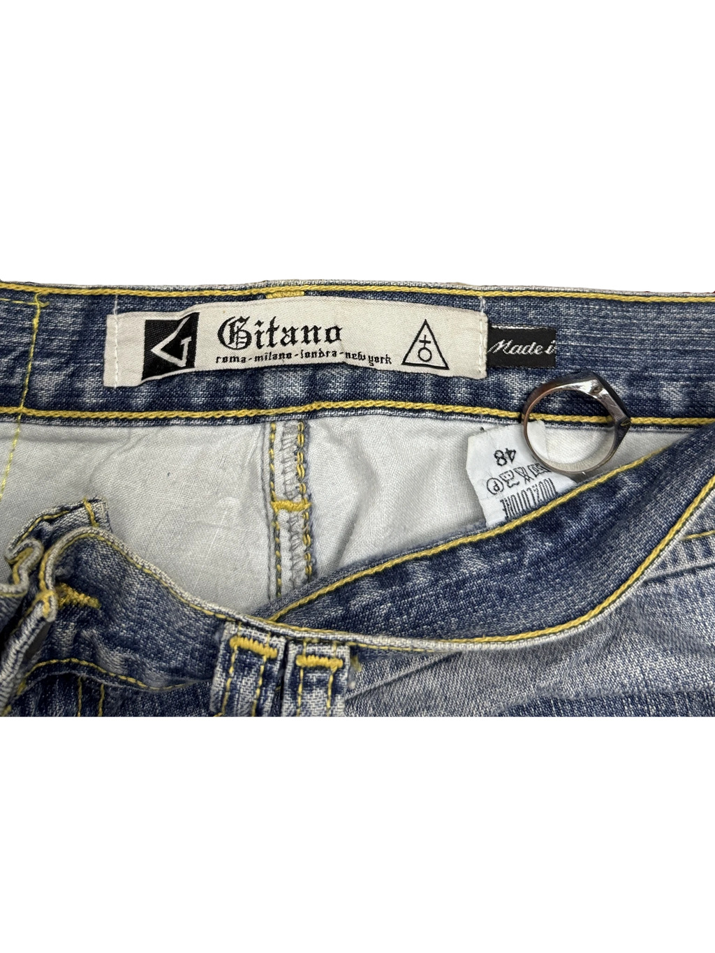 [V0993] Vintage y2k Gitano blaue straight jeans