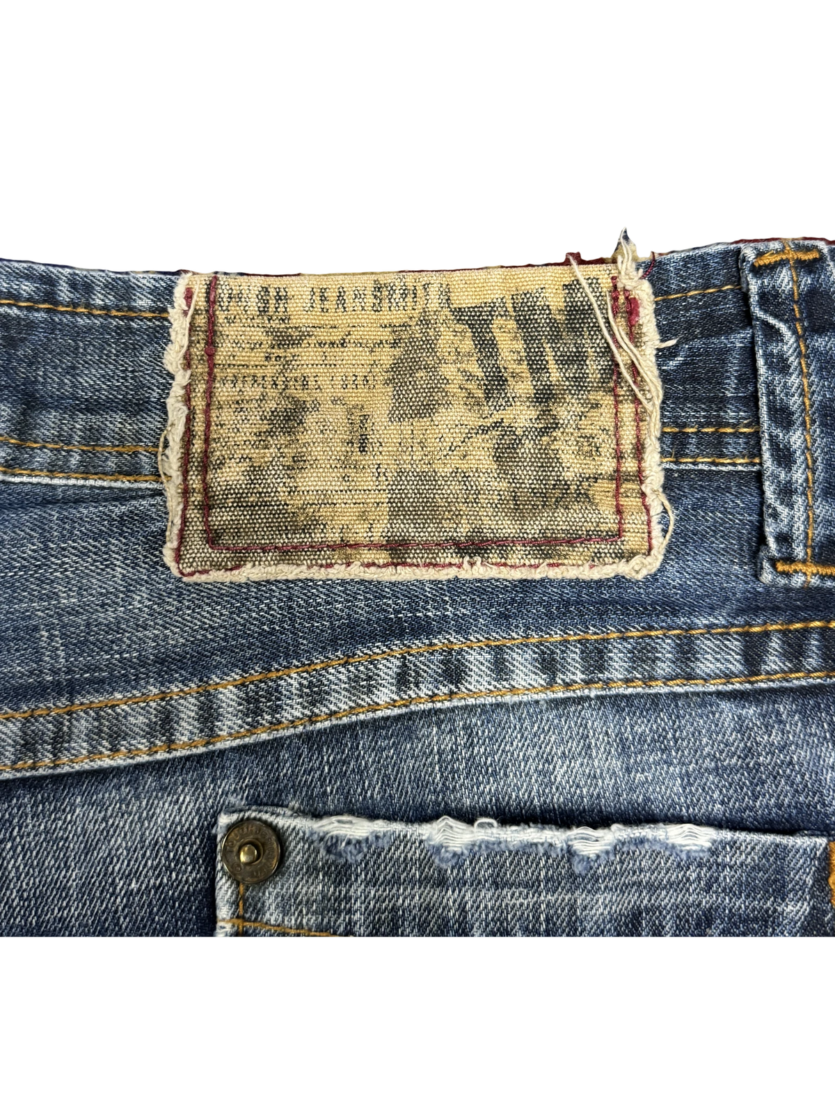[V1029] Vintage y2k Tough Jeansmith blaue baggy jeans