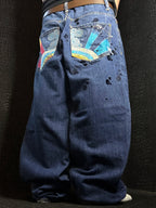 [V1056] Vintage y2k Rocawear blaue baggy jeans