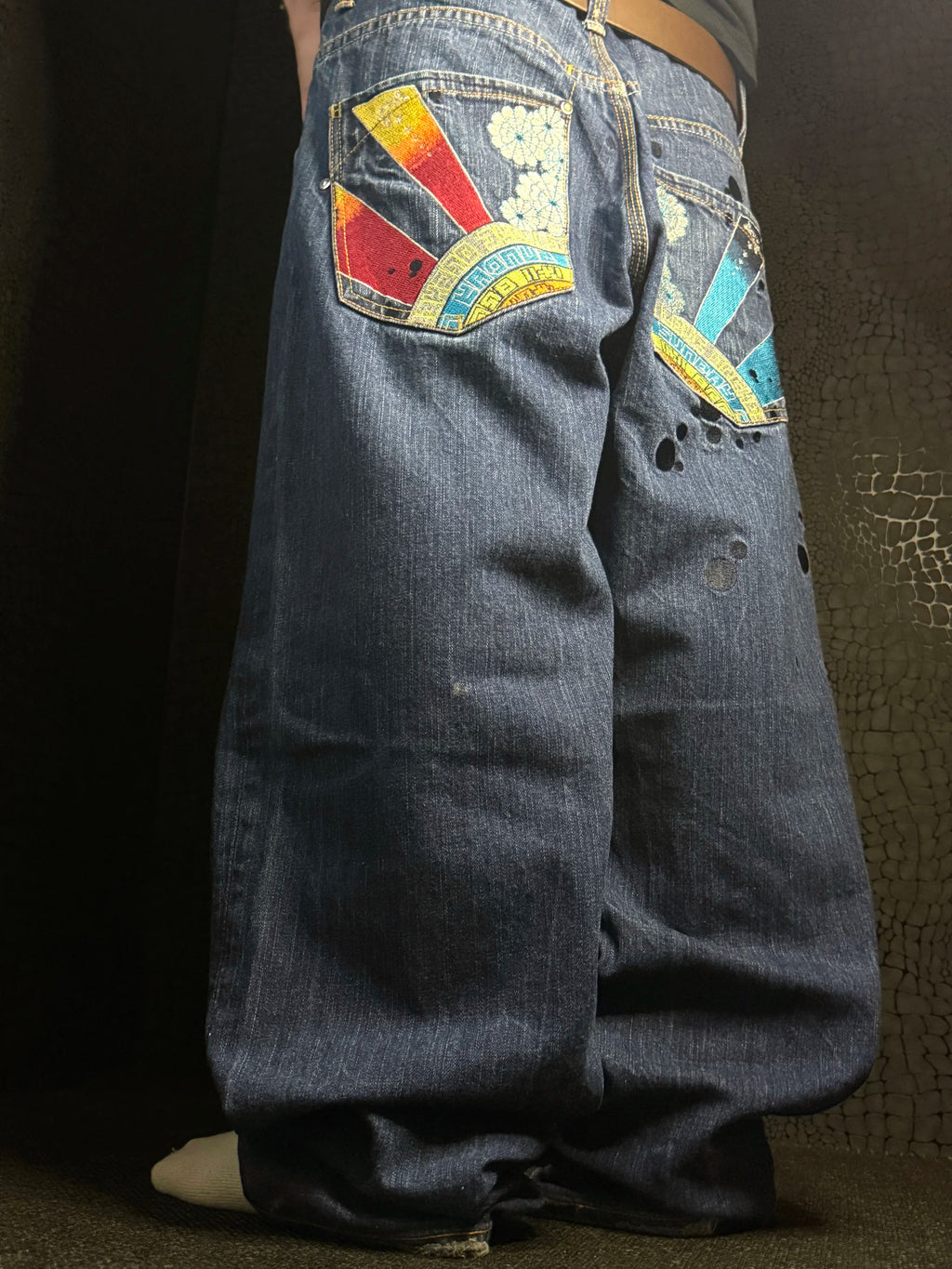 [V1056] Vintage y2k Rocawear blaue baggy jeans