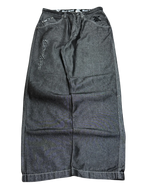 [V1057] Vintage y2k Karl Kani silberne shiny baggy jeans (Compton)