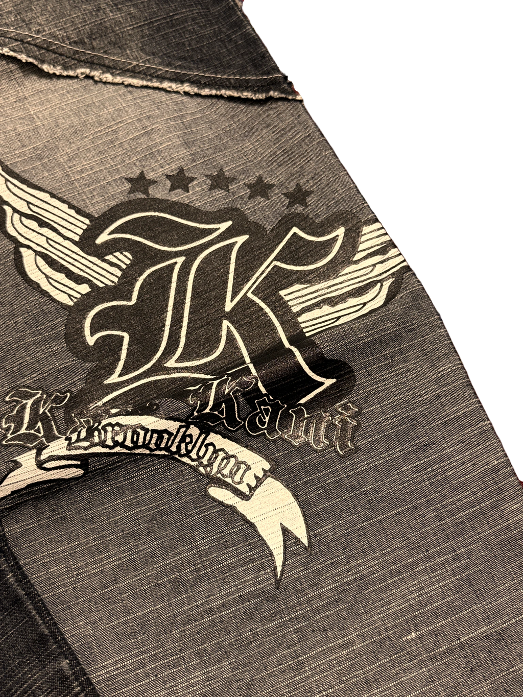 [V1059] Vintage y2k Karl Kani schwarze baggy jeans (Bootleg ?)