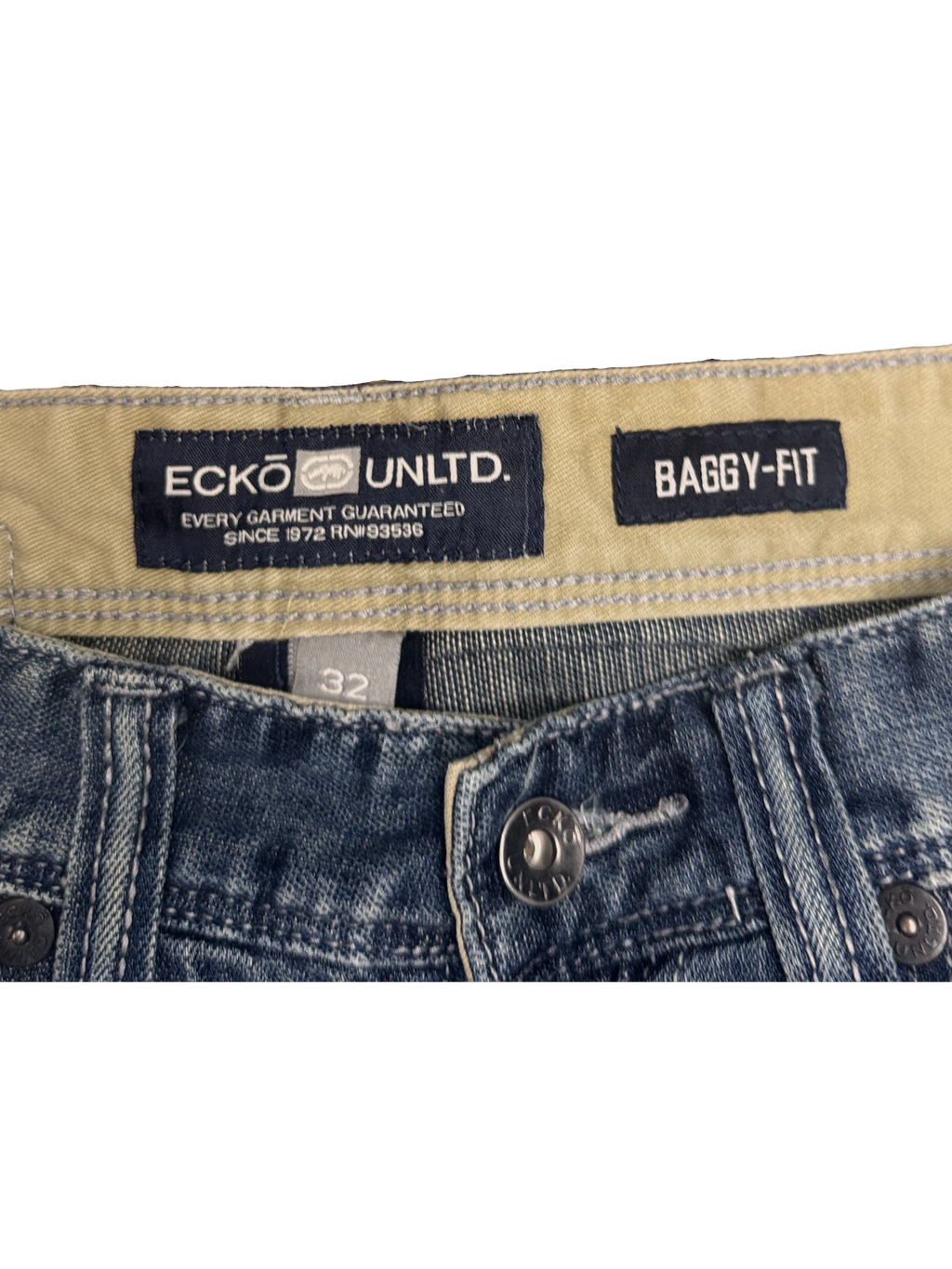 [V1060] Vintage y2k Ecko blaue baggy jeans