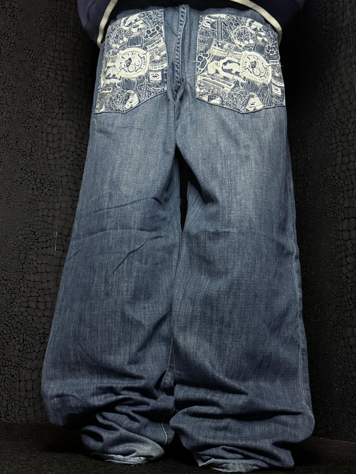 [V1060] Vintage y2k Ecko blaue baggy jeans
