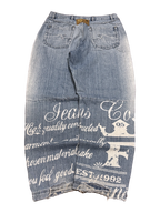 [V1063] Vintage y2k Fubu blaue baggy jeans