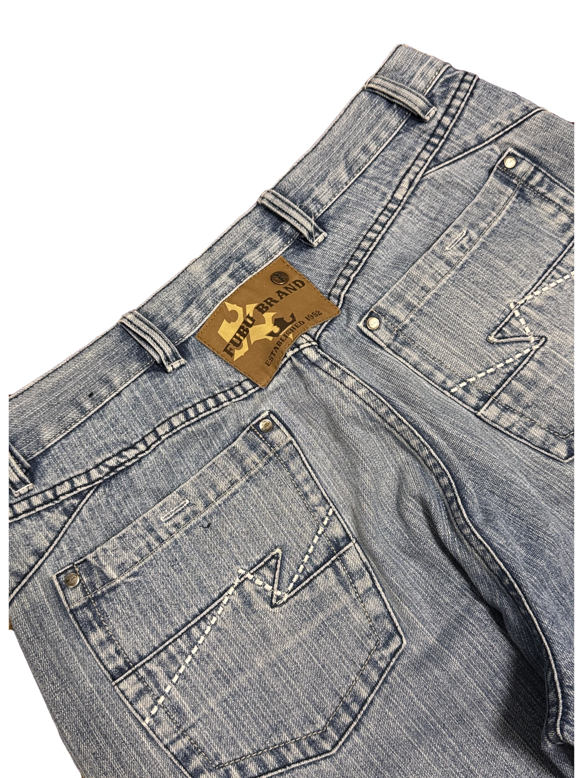 [V1063] Vintage y2k Fubu blaue baggy jeans