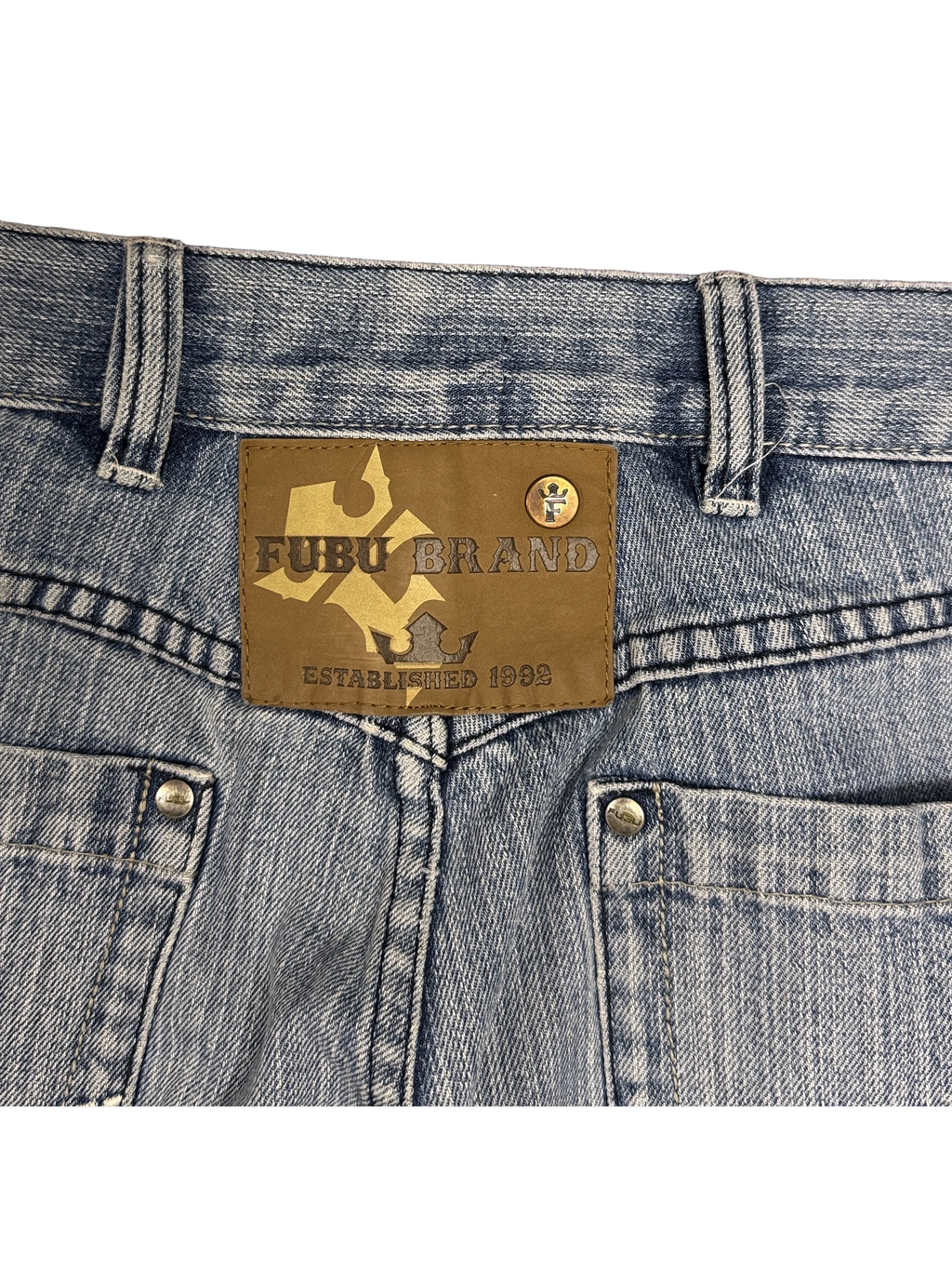 [V1063] Vintage y2k Fubu blaue baggy jeans