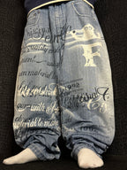 [V1063] Vintage y2k Fubu blaue baggy jeans