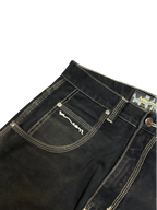 [V1064de] Vintage y2k Sancezz schwarze baggy jeans