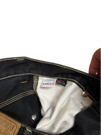 [V1064de] Vintage y2k Sancezz schwarze baggy jeans