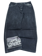 [V1065] Vintage y2k Karl Kani schwarze baggy jeans