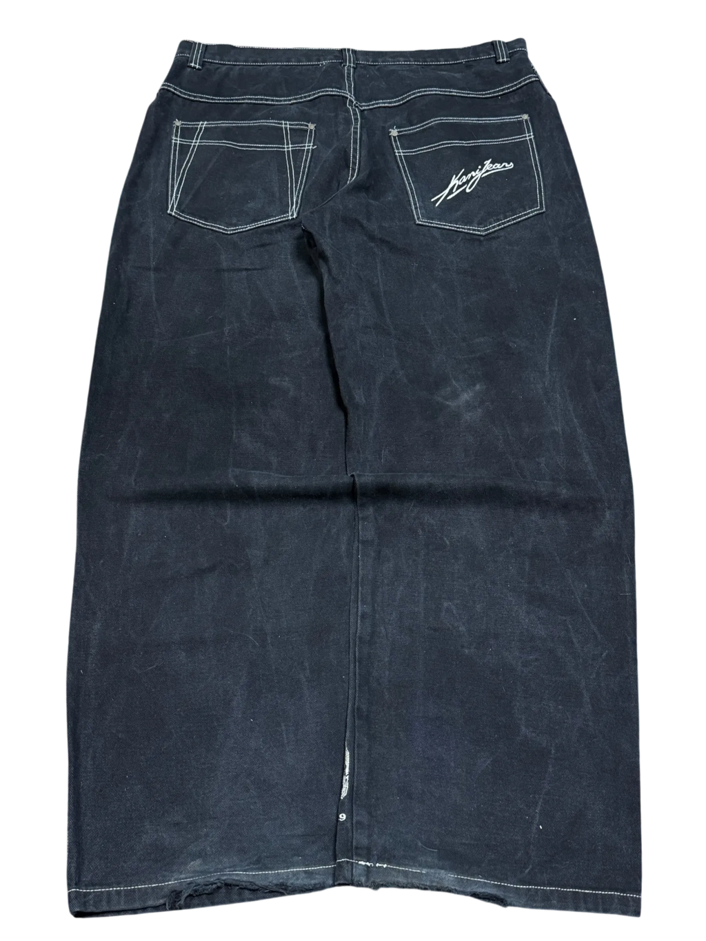 [V1065] Vintage y2k Karl Kani schwarze baggy jeans